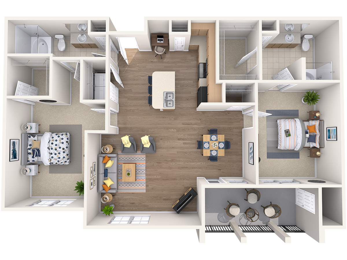 B2 - 2 Bed 2 Bath
